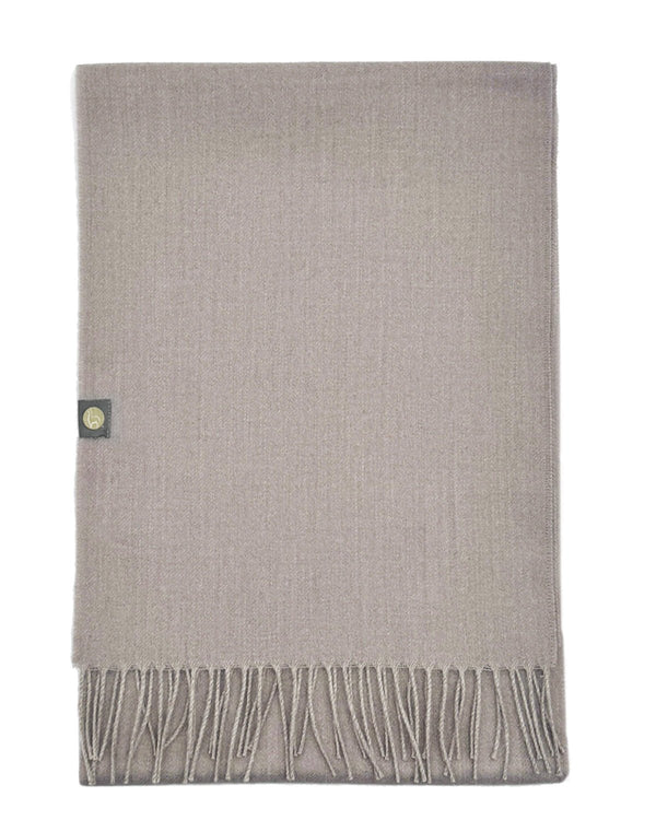 100% Baby Alpaca Throw - Hazelnut by Shupaca