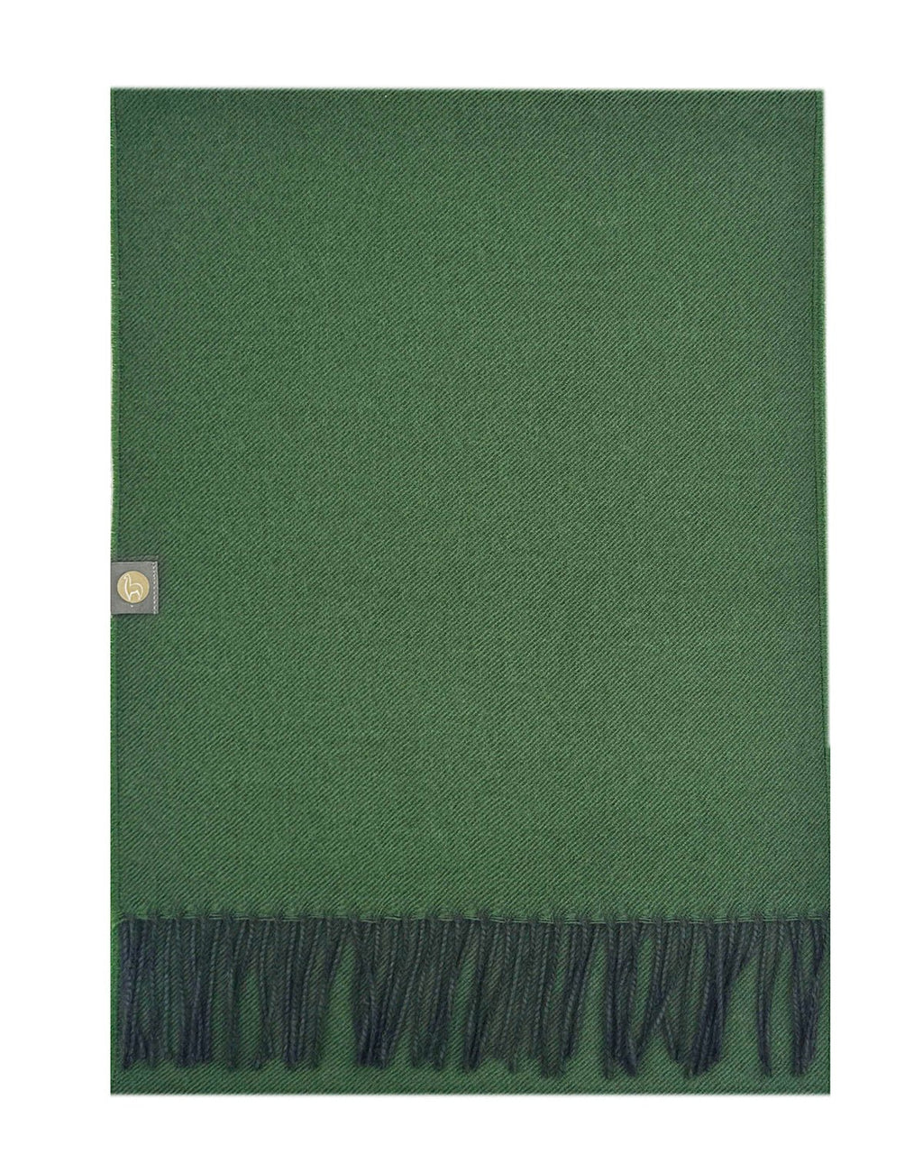 Pistachio 100% baby alpaca throw blanket in soft earthy green, Shupaca
