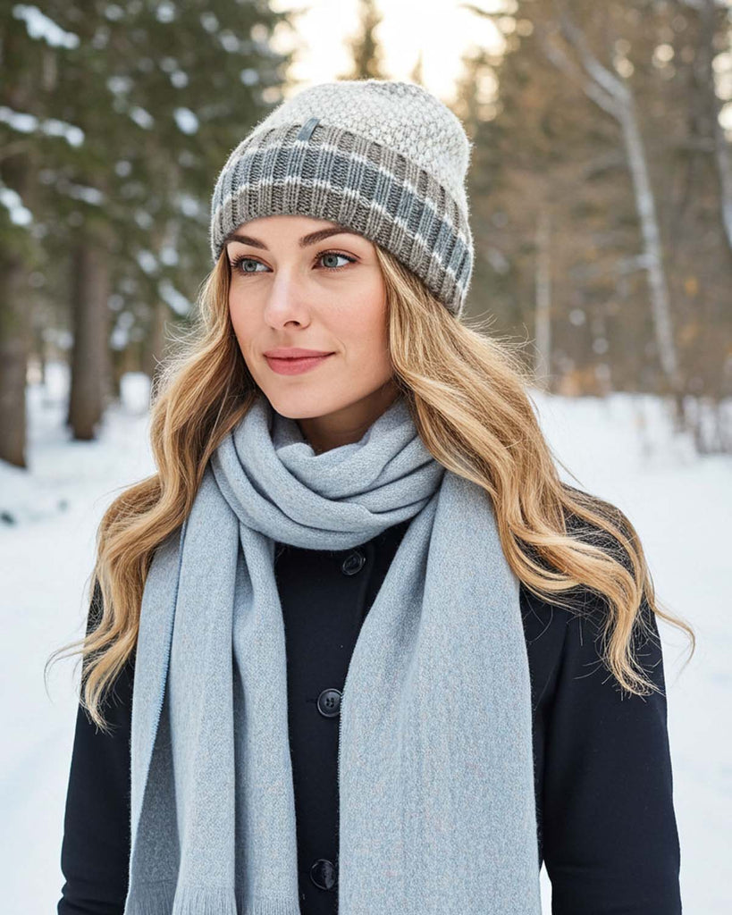 Alpaca Beanie Hat - Carrera - Birch by Shupaca