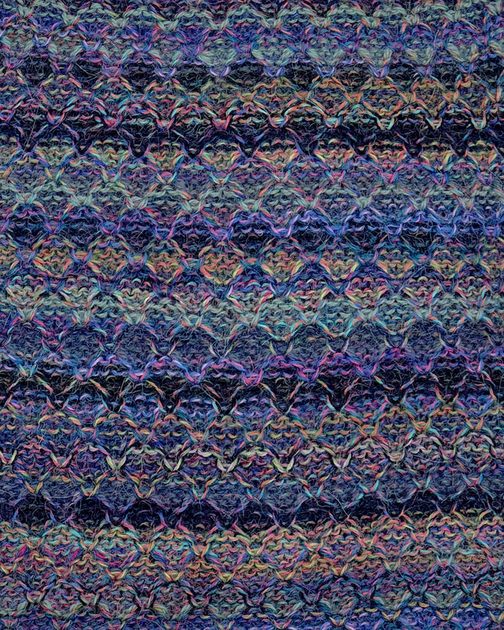 Plum alpaca beanie in Nightshade with navy blue, Shupaca