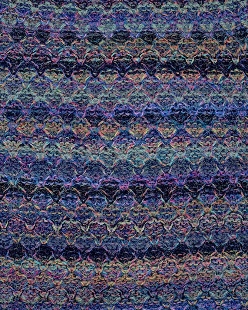 Alpaca Beanie Hat - Printed - Nightshade by Shupaca