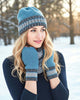 Alpaca Gloves - Carrera - Teal by Shupaca