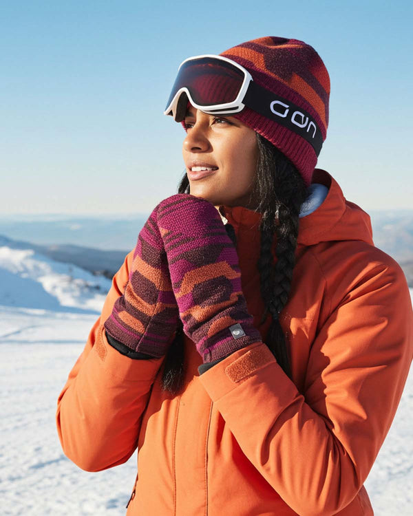 Alpaca Gloves - Incan - Sunrise by Shupaca