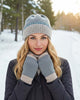 Alpaca Gloves - Trigo - Caribbean Sands by Shupaca