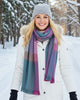 Alpaca Plaid Scarf - Kaleidoscope by Shupaca