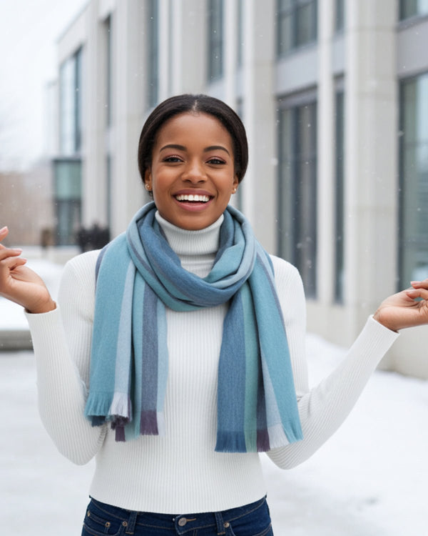 Alpaca Scarf - Blue Agave by Shupaca