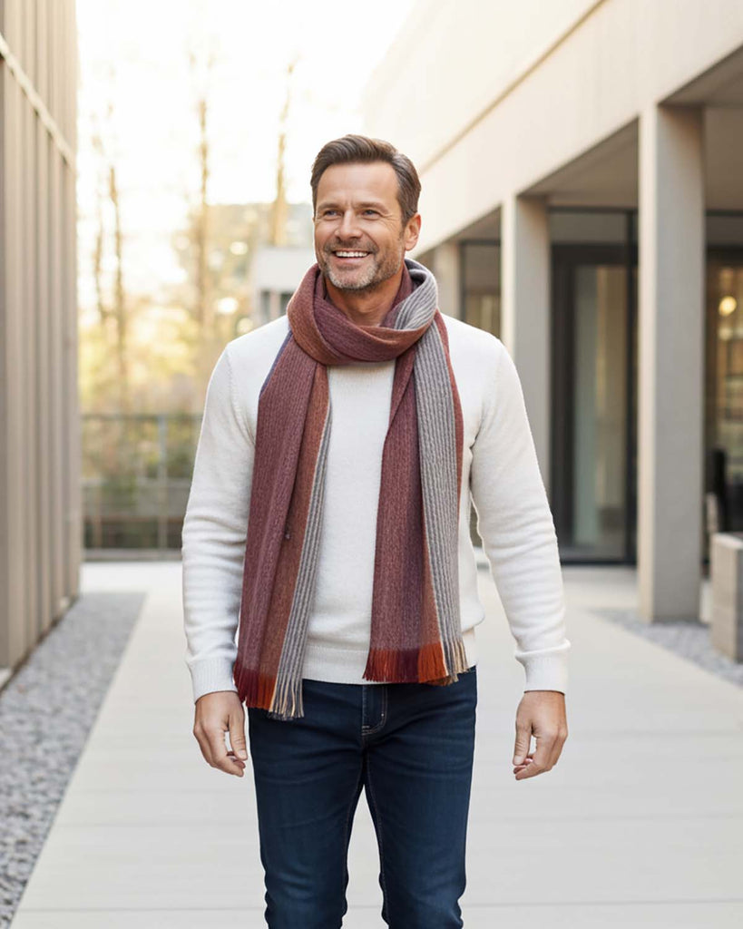 Alpaca Scarf - Cayenne by Shupaca