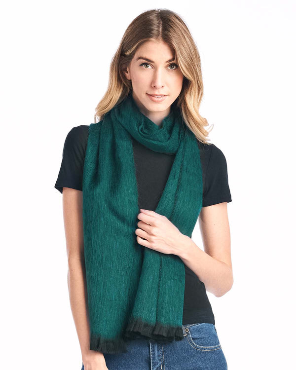 Alpaca Scarf - Emerald by Shupaca