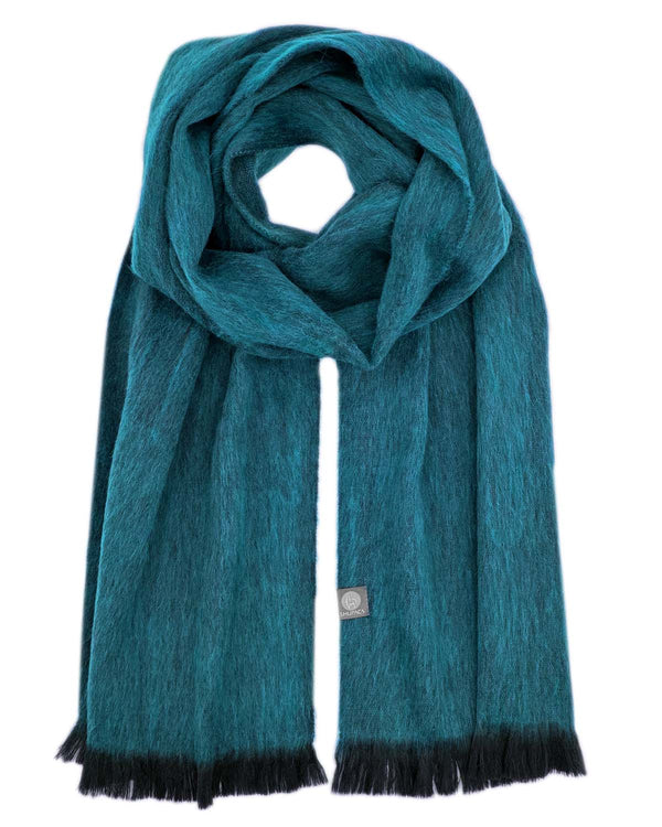 Alpaca Scarf - Midnight Turquoise by Shupaca