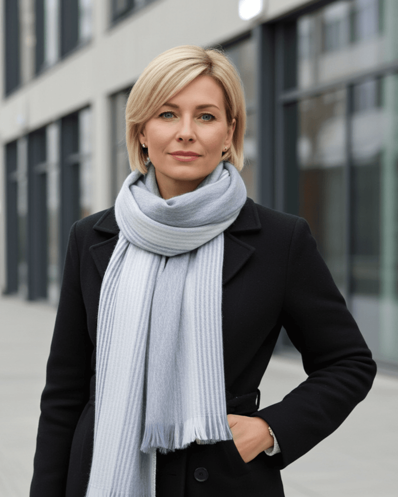 Alpaca Scarf - Polar Drift by Shupaca