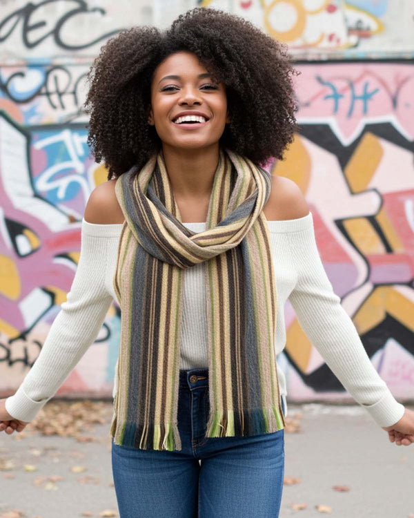 Alpaca Scarf - Rustic Oak by Shupaca
