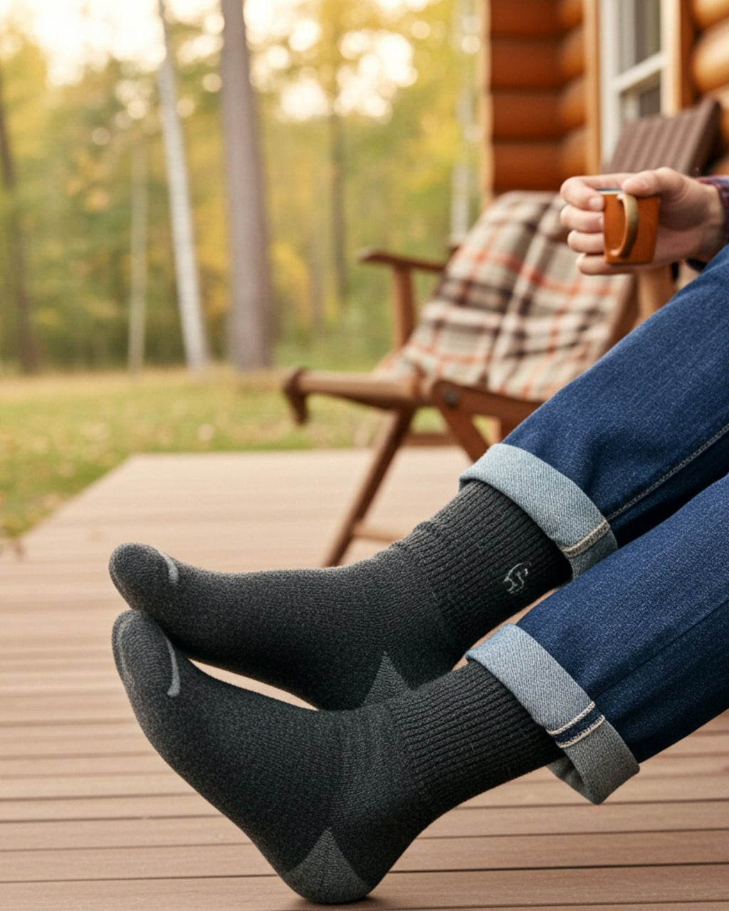 Black alpaca business socks in classic black, Shupaca