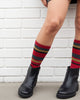 Alpaca Socks - Linea - Crimson by Shupaca