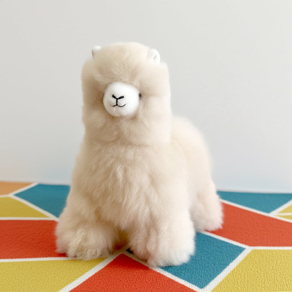 Alpaca stuffed alpaca, 7-inch micro, pastel colors, Shupaca
