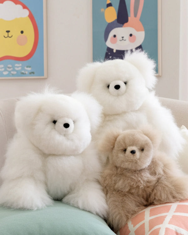Alpaca Stuffed Animal - Bear 15" by Shupaca