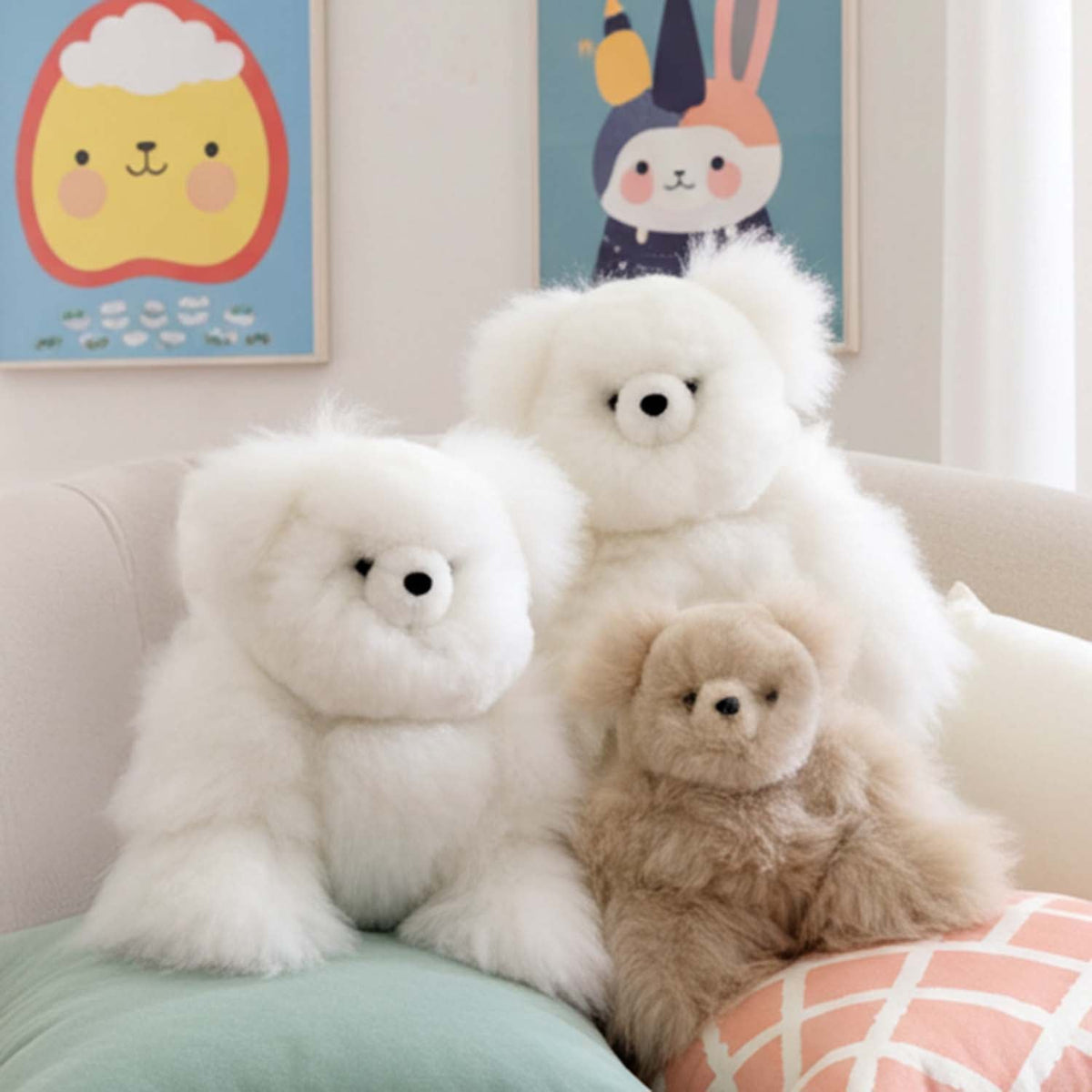 Alpaca Stuffed Animal - Bear - Large 21