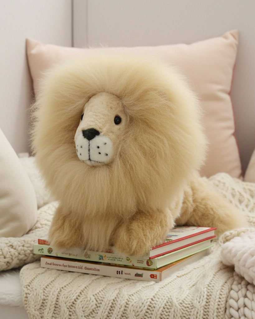 Alpaca Stuffed Animal - Lion 12" by Shupaca