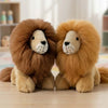Alpaca stuffed lion, 12-inch medium, with large fluffy mane, Shupaca