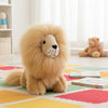 Alpaca stuffed lion, 12-inch medium, with large fluffy mane, Shupaca