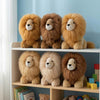 Alpaca stuffed lion, 12-inch medium, with large fluffy mane, Shupaca