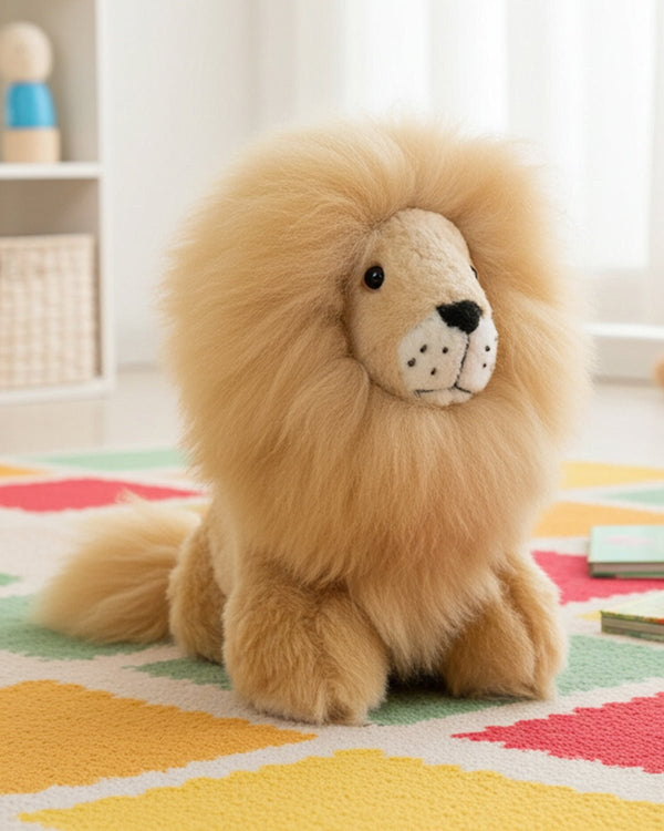 Alpaca Stuffed Animal - Lion - Small 9" by Shupaca