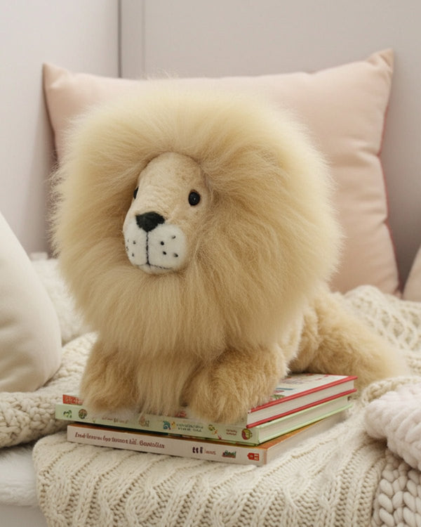 Alpaca Stuffed Animal - Lion - Small 9" by Shupaca