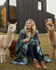 Alpaca Throw Blanket - Mosswood by Shupaca