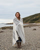 Alpaca Throw Blanket - Silver Birch by Shupaca