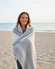 Alpaca Throw Blanket - Silver Birch by Shupaca