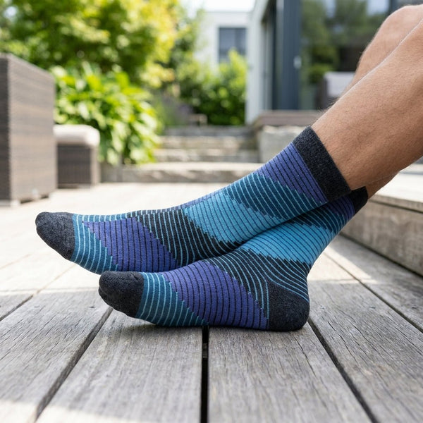 Aqua Alpaca Socks by Shupaca