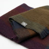 Brown Alpaca Plaid Scarf - Zephyr by Shupaca