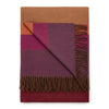 Burgundy 100% Baby Alpaca Throw Blanket - Raven by Shupaca
