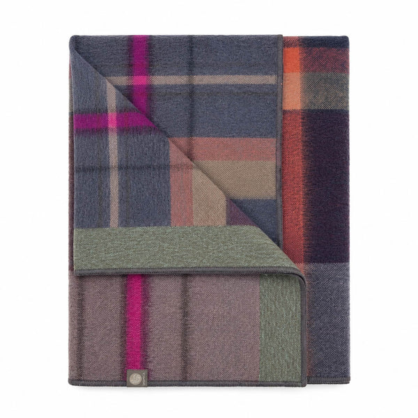 Burgundy Alpaca Throw Blanket - Bordeaux by Shupaca