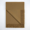 Camel 100% Baby Alpaca Throw Blanket - Honey by Shupaca