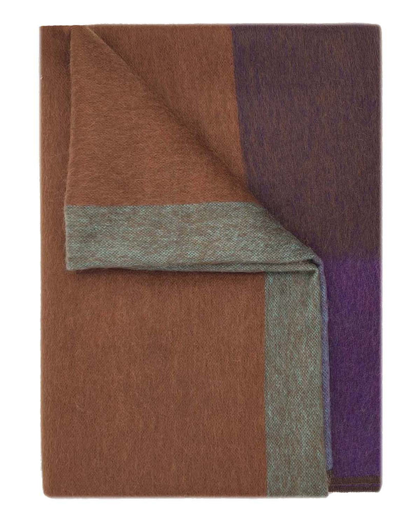 Forest Green Alpaca Throw Blanket - Kaleidoscope | Shupaca