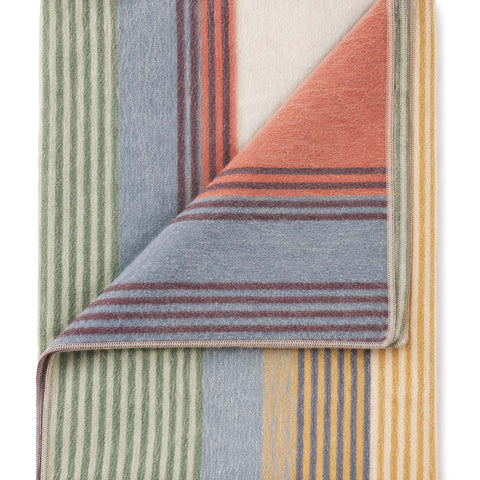 Coral Alpaca Throw Blanket - Spectrum by Shupaca