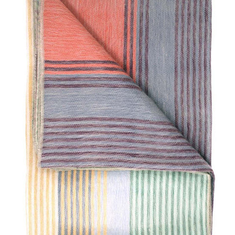 Coral Alpaca Throw Blanket - Spectrum by Shupaca