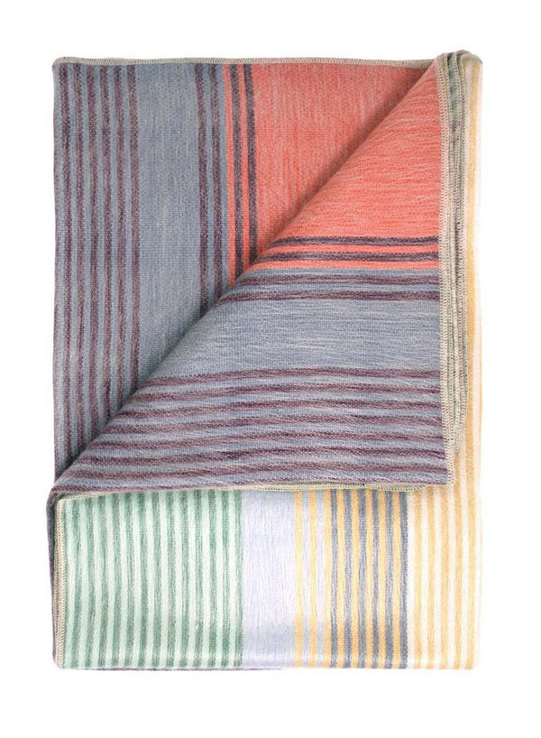 Coral Alpaca Throw Blanket - Spectrum by Shupaca