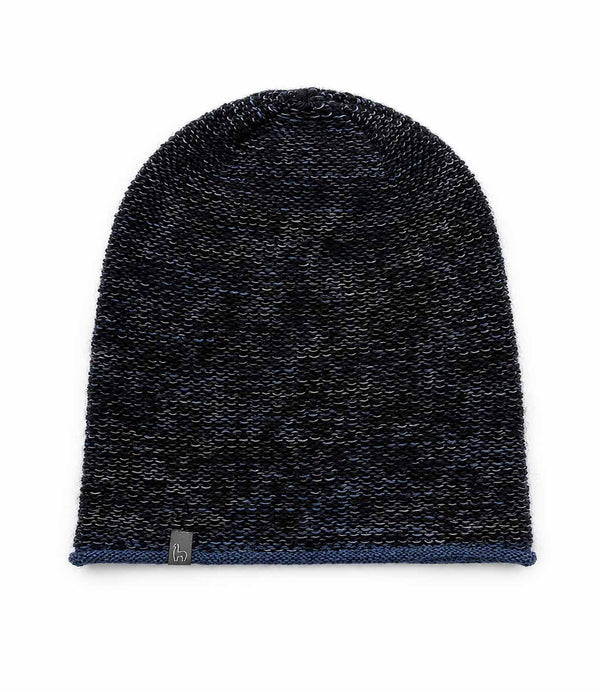 Deep Navy Alpaca Beanie Hat - Nightsky by Shupaca
