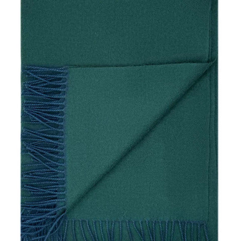 Emerald Green 100% Baby Alpaca Throw Blanket - Jasper by Shupaca