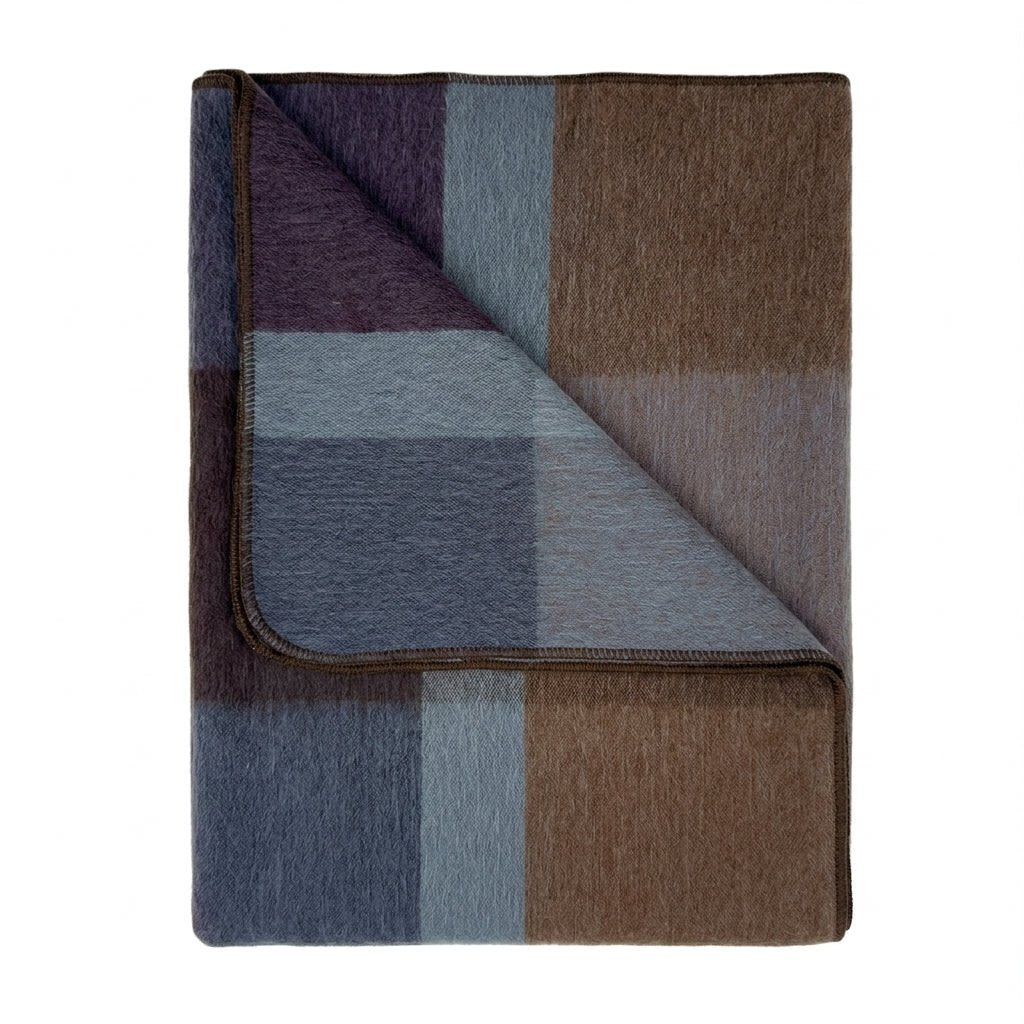 Espresso Alpaca Throw Blanket - Mocha by Shupaca