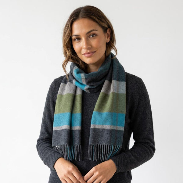 Evergreen 100% Baby Alpaca Scarf - Arden by Shupaca
