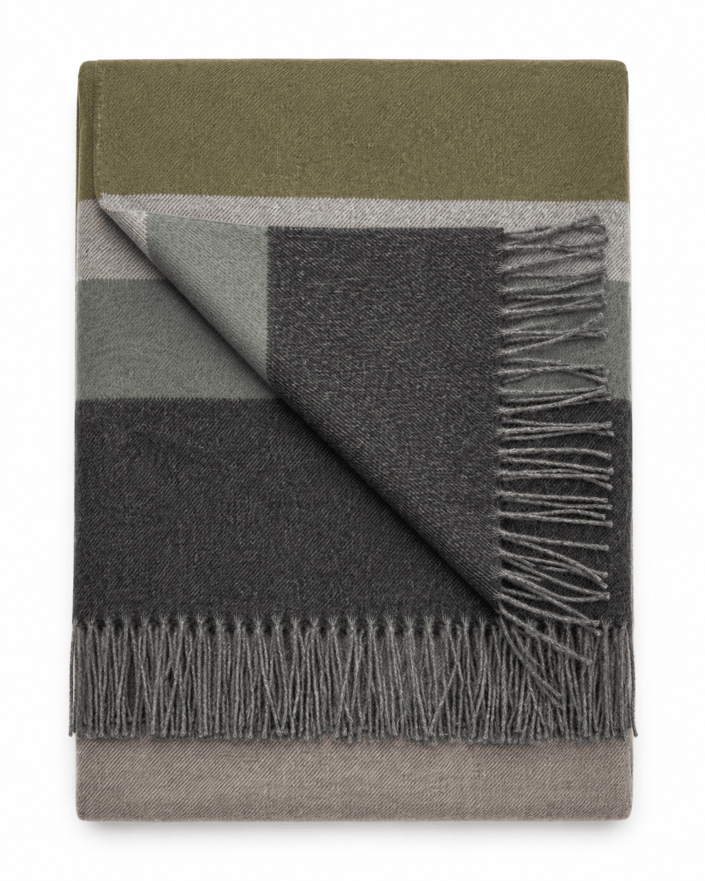 Evergreen 100% Baby Alpaca Throw Blanket - Arden by Shupaca