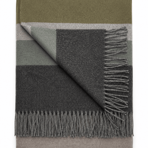 Evergreen 100% Baby Alpaca Throw Blanket - Arden by Shupaca