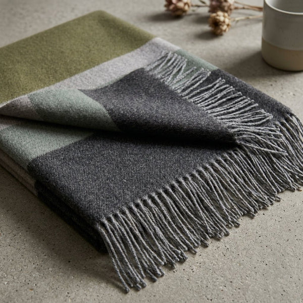 Evergreen 100% Baby Alpaca Throw Blanket - Arden by Shupaca
