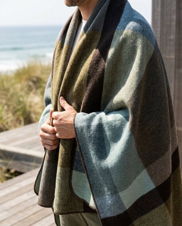 Forest Alpaca Throw Blanket - Mosswood by Shupaca