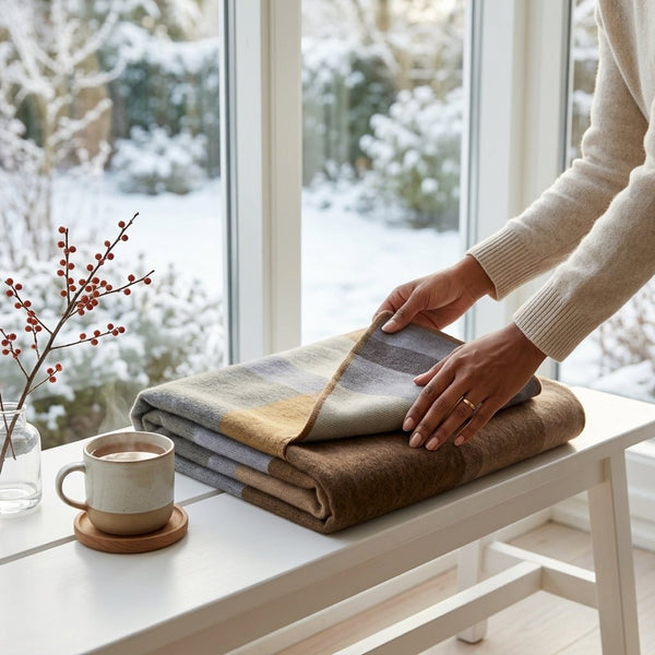 Forest Alpaca Throw Blanket - Timberline by Shupaca