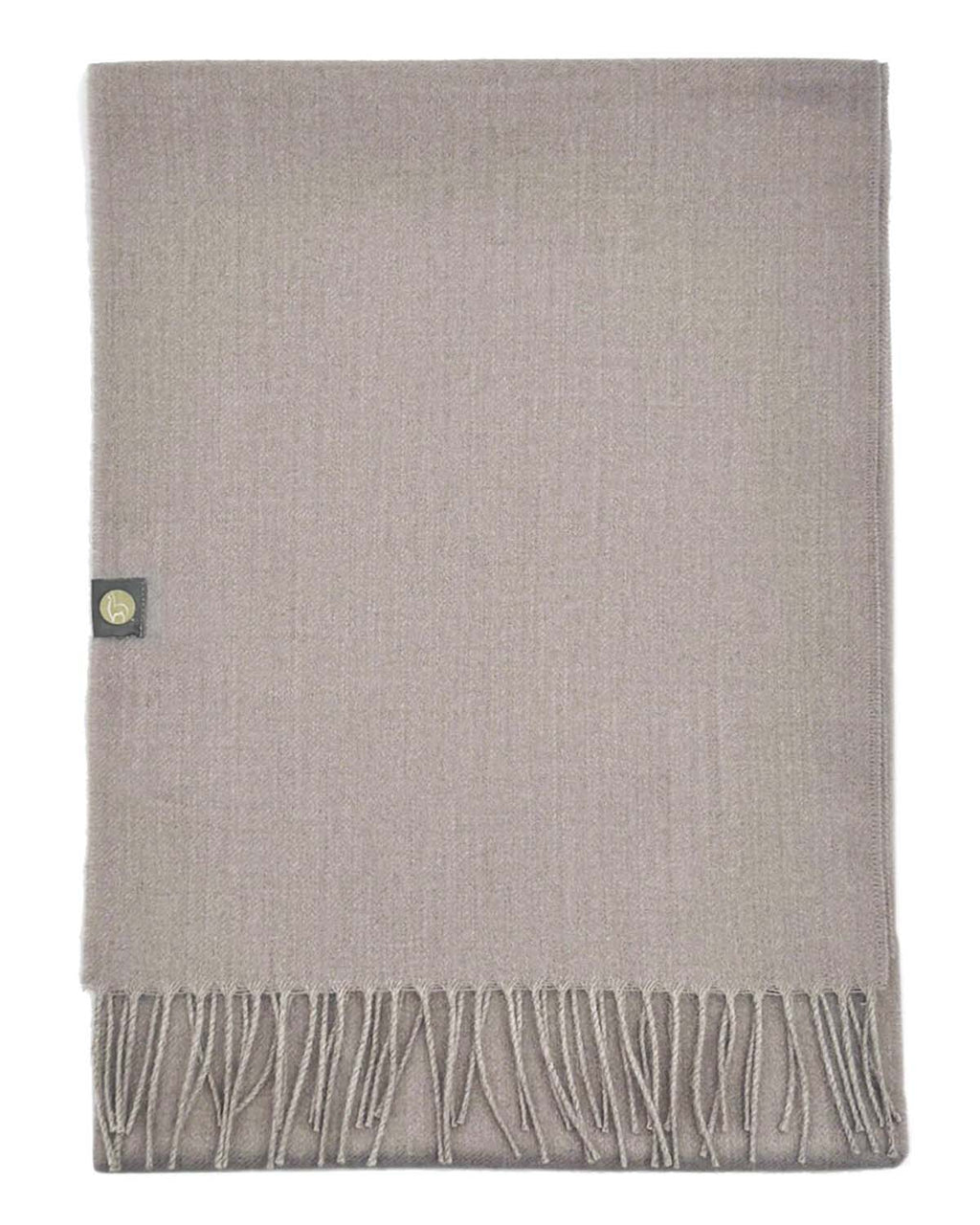 Hazelnut 100% Baby Alpaca Throw Blanket by Shupaca