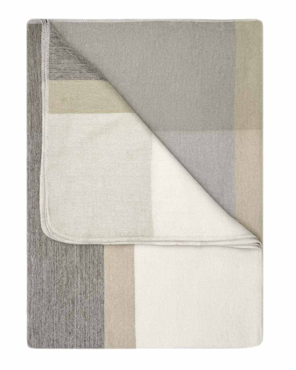 Ivory Alpaca Throw Blanket - Salt Flat by Shupaca