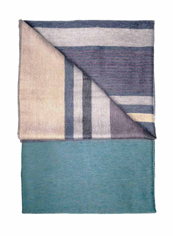 Jade Forest Alpaca Throw Blanket by Shupaca